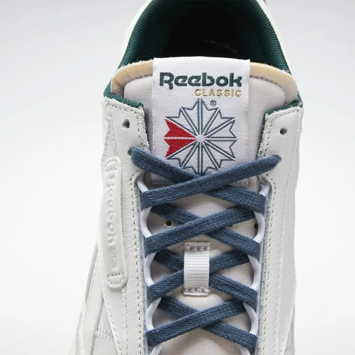 Casual Shoes MensWomens Reebok Classic Leather Legacy Shoes White Brave Blue Forest Green