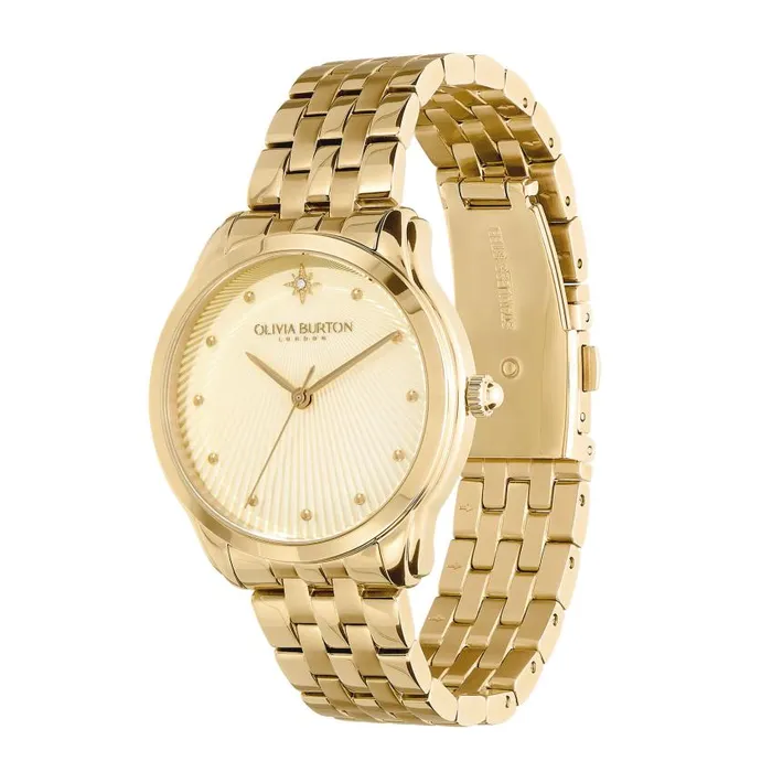 Celestial Watches Women Olivia Burton 36mm Starlight Gold Bracelet Watch