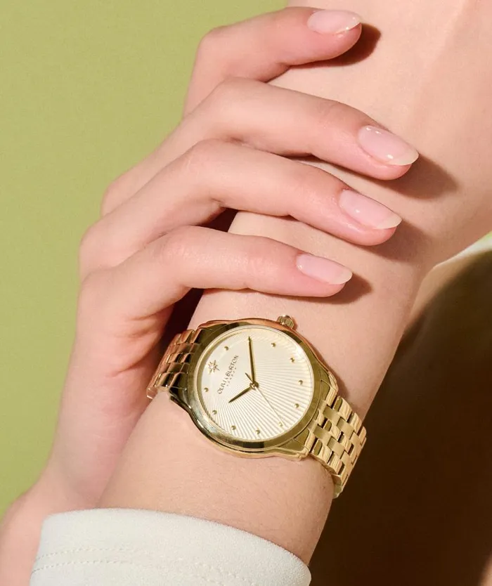 Celestial Watches Women Olivia Burton 36mm Starlight Gold Bracelet Watch