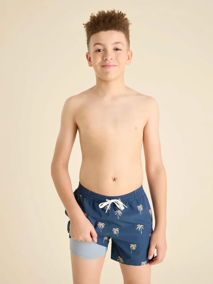 Chubbies Boys XsXl Swim The Midnight Palms