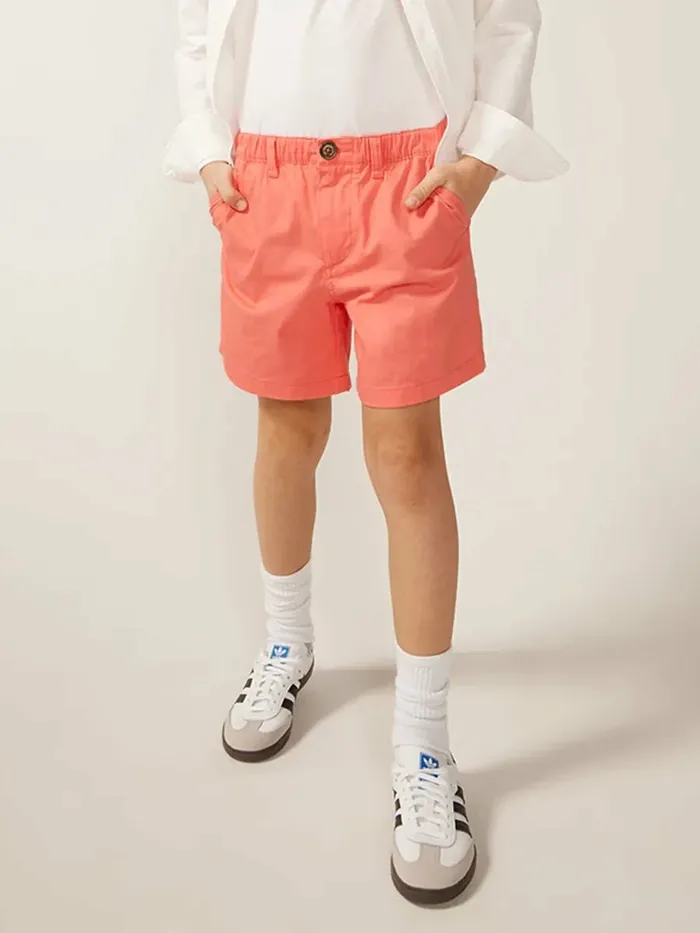 Chubbies Casual Shorts Kids The New Englands Vintage Washed Coral