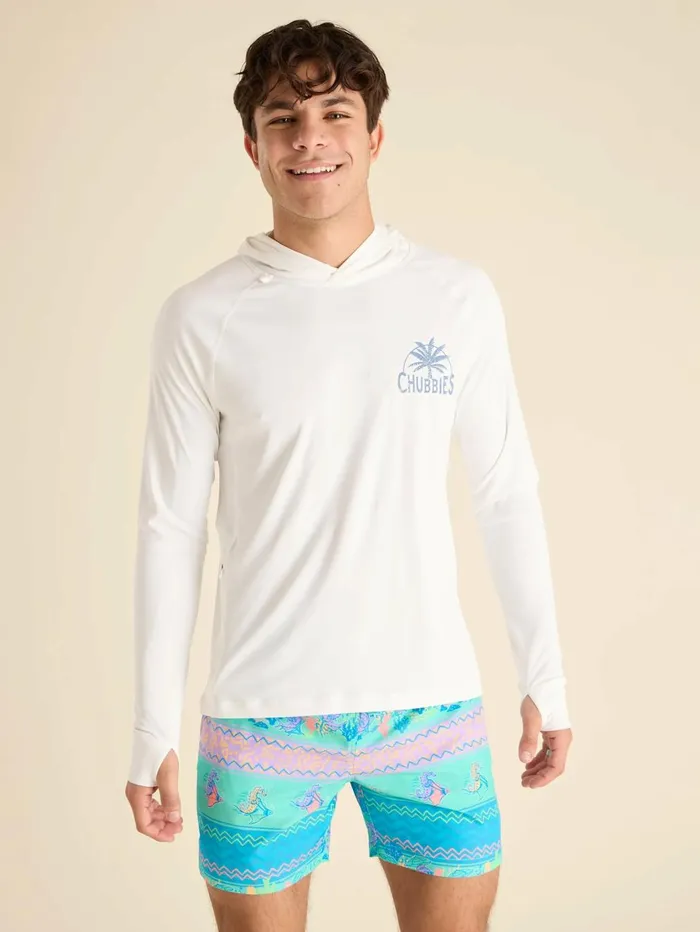 Chubbies Long Sleeve Shirts Men The Pearly White White