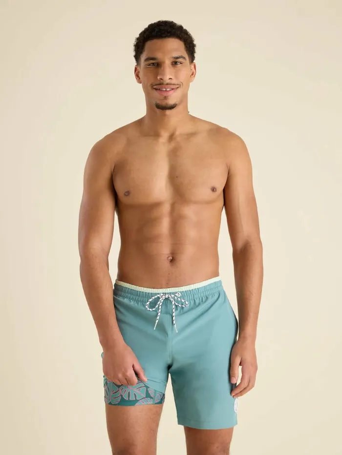 Chubbies Swim Men The Teal Breakers Dusty Aqua