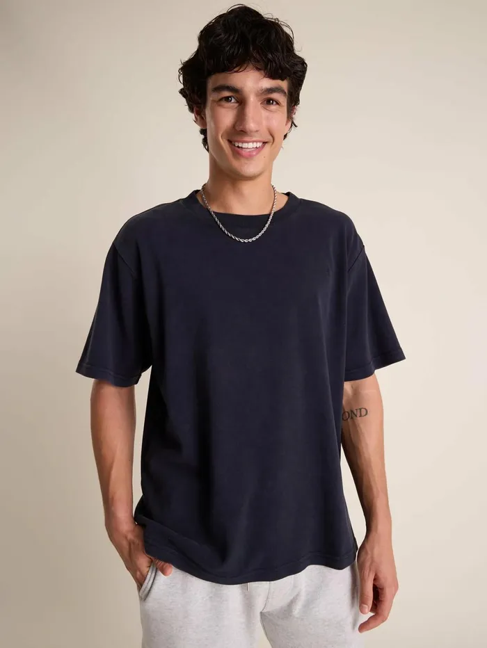 Chubbies Tees and Tanks Men The Midnight Adventure Washed Black
