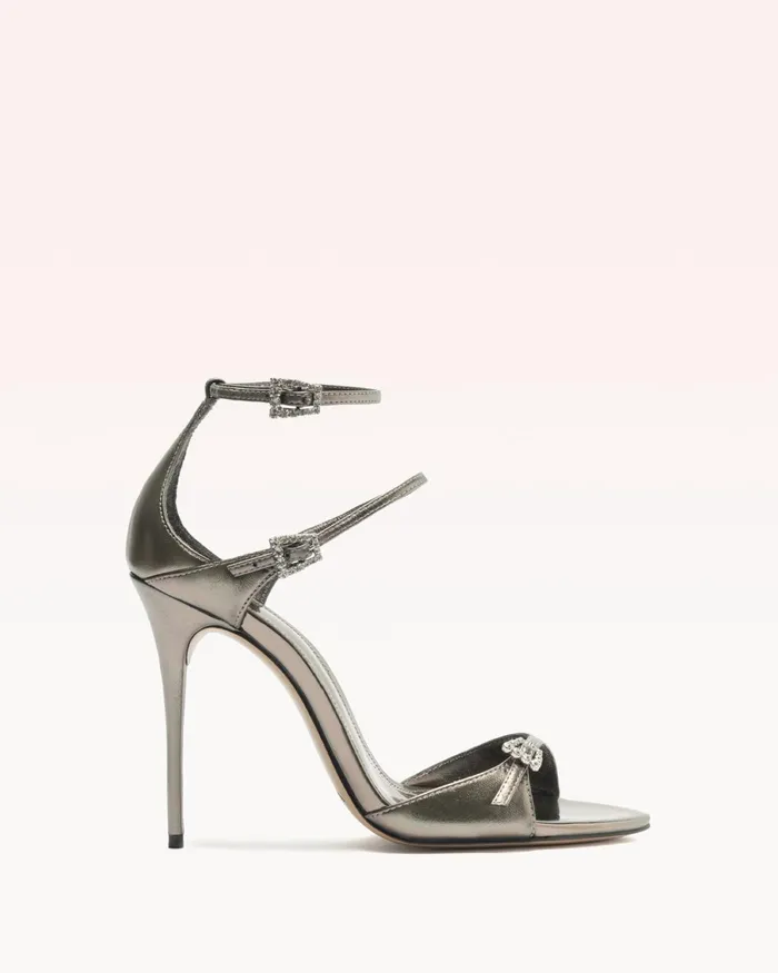 Ciara Crystals Pewter Women Alexandre Birman Sandals