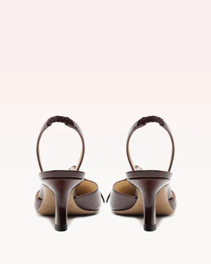 Clarita Bell Slingback 60 Pump Slingback Heels Burgundy Women Alexandre Birman Pumps