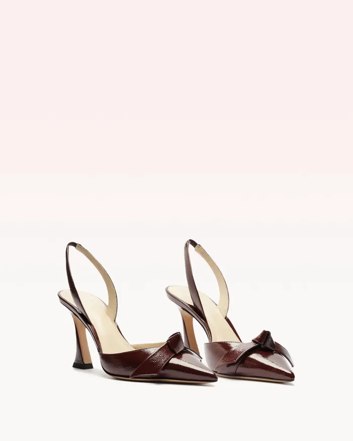 Clarita Bell Slingback 85 Pump Slingback Heels 8211 Burgundy Heels Burgandy Women Alexandre Birman Pumps