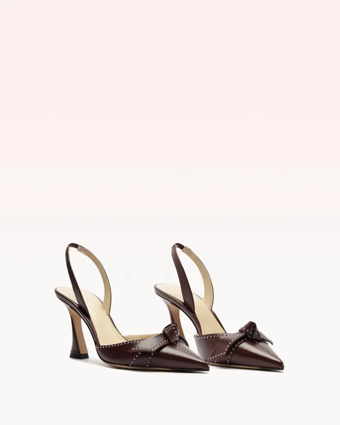 Clarita Bell Slingback 85 Studs Cherry Lacquer Alexandre Birman Clarita Slingback Cherry Lacquer Women Alexandre Birman Pumps