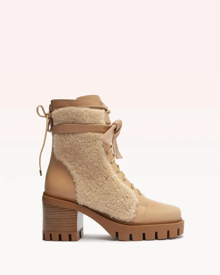 Clarita Shearling Combat Boots 8211 Beige Combat Boots For Beige Women Alexandre Birman Boots Clarita Shearling Combat Boots 8211 Beige Combat Boots For Beige Women Alexandre Birman Boots