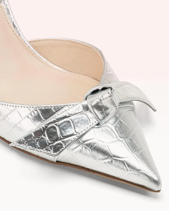 Clarita Slingback 85 Argento Argento Women Alexandre Birman Pumps