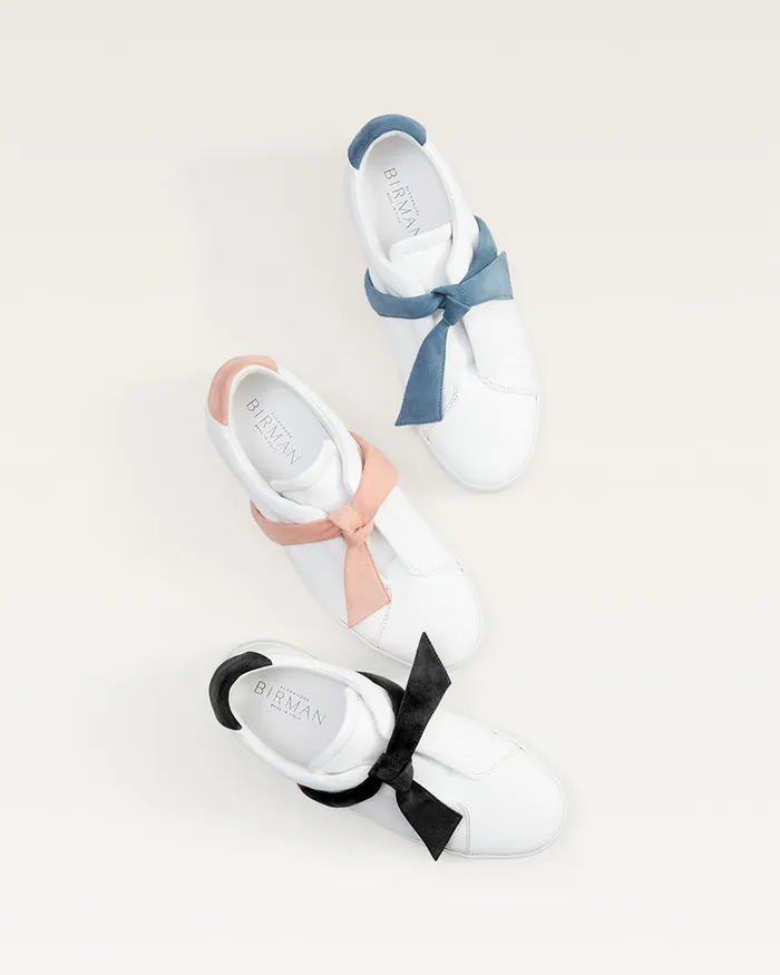Clarita Sneaker Suede Black and White Luxury Sneakers For Casual Outfits 8211 Italian Made Shoes Black Women Alexandre Birman Sneakers