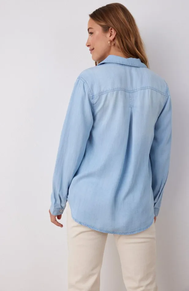 Classic Button Down 8211 Sunbleach Wash Women Bella Dahl Long Sleeve