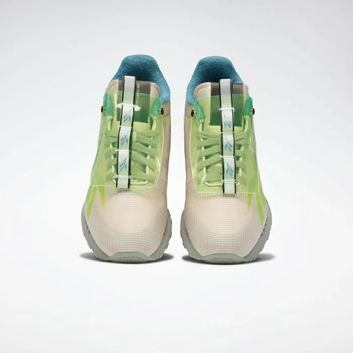 Classic Leather Mens Reebok Classic Leather ATI Shroud Shoes Buff Neon Lime Mineral Mist