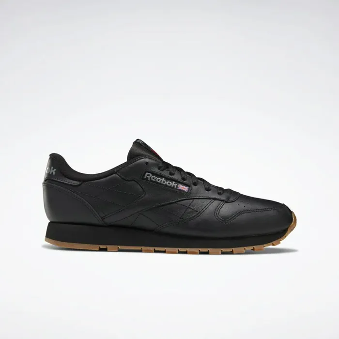 Classic Leather Mens Reebok Classic Leather Shoes Black Gum