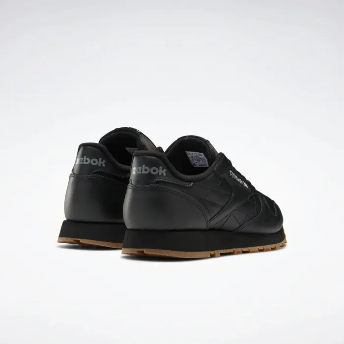 Classic Leather Mens Reebok Classic Leather Shoes Black Gum