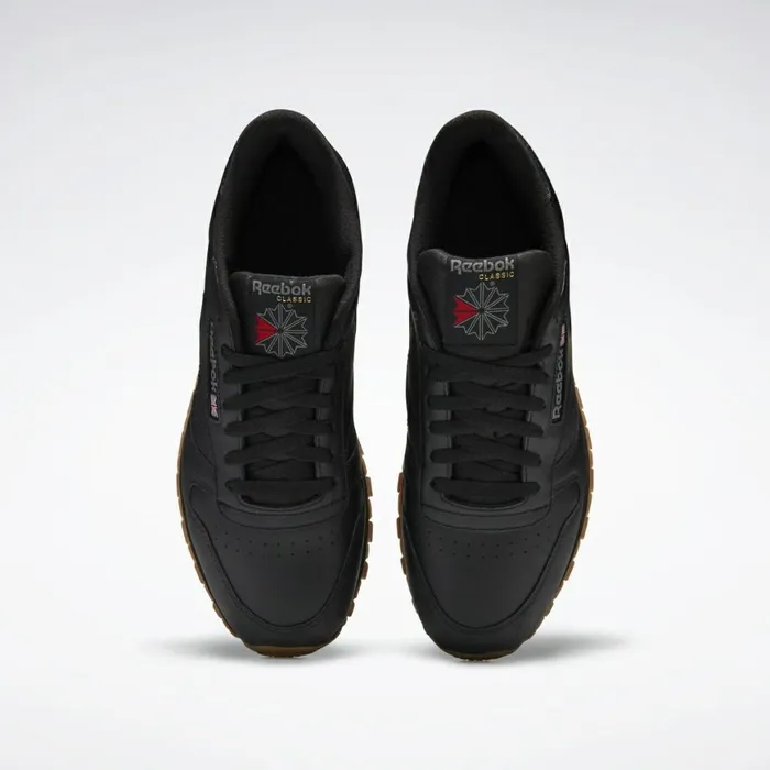Classic Leather Mens Reebok Classic Leather Shoes Black Gum