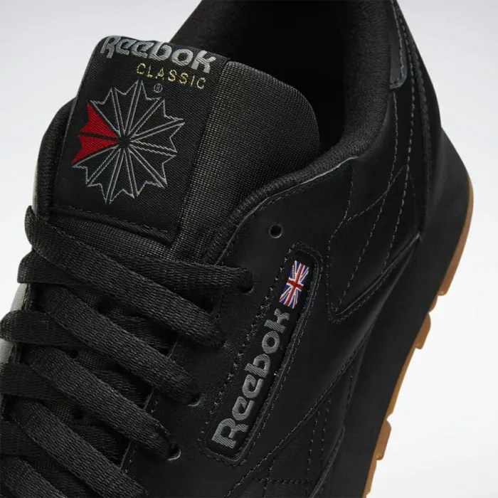 Classic Leather Mens Reebok Classic Leather Shoes Black Gum