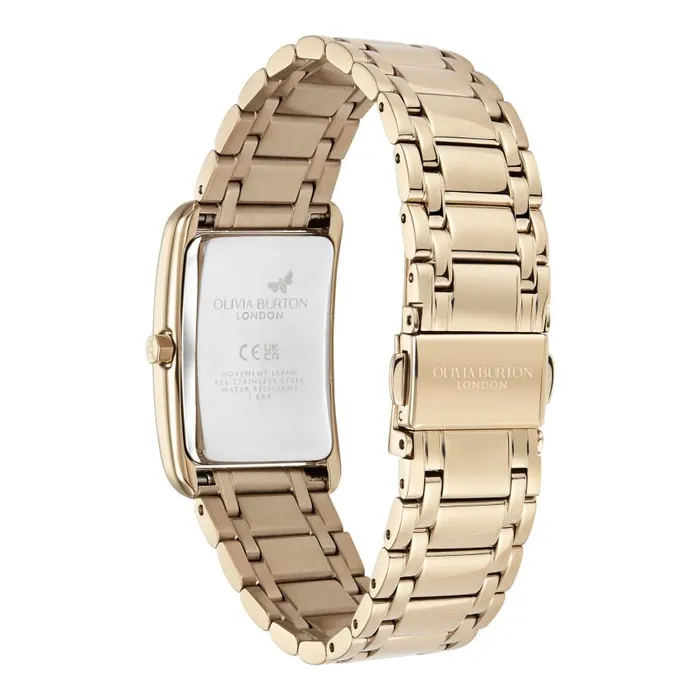 Classic Watches Women Olivia Burton 23mm Grove Midnight Plum and Rose Gold Bracelet Watch