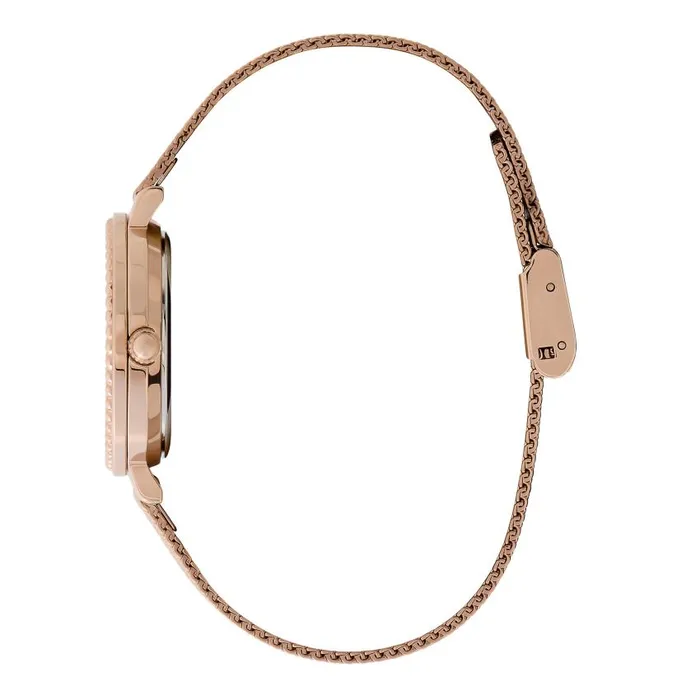 Classic Watches Women Olivia Burton 30mm Vintage Bead Rose Gold Mesh Watch