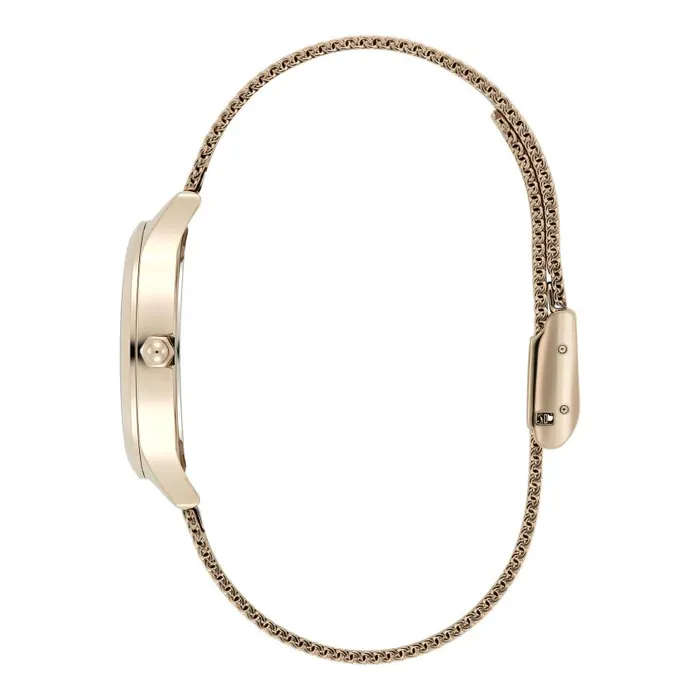 Classic Watches Women Olivia Burton 36mm Wonderlust White and Rose Gold Mesh Watch