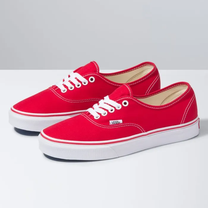 Classics Shoes Men Vans Authentic Red