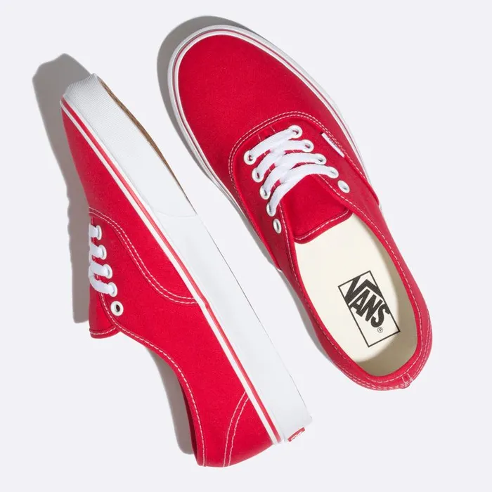 Classics Shoes Men Vans Authentic Red Classics Shoes Men Vans Authentic Red
