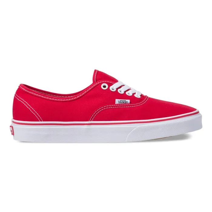 Classics Shoes Men Vans Authentic Red Classics Shoes Men Vans Authentic Red