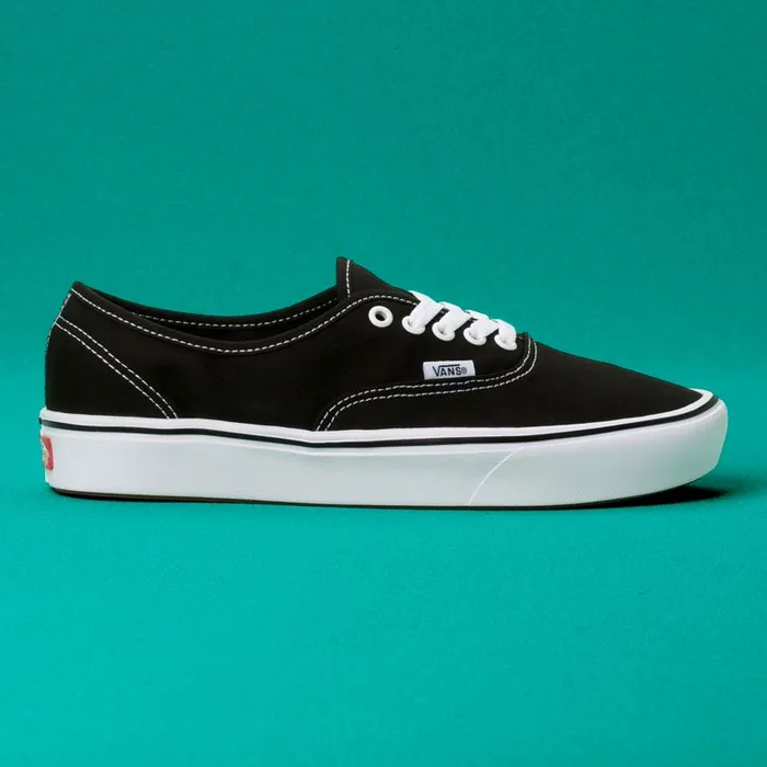 Classics Shoes Men Vans ComfyCush Authentic Blacktrue White Classics Shoes Men Vans ComfyCush Authentic Blacktrue White