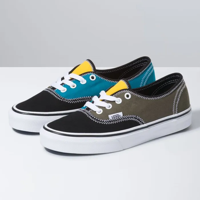 Classics Shoes Men Vans Zig Zag Authentic Multitrue White