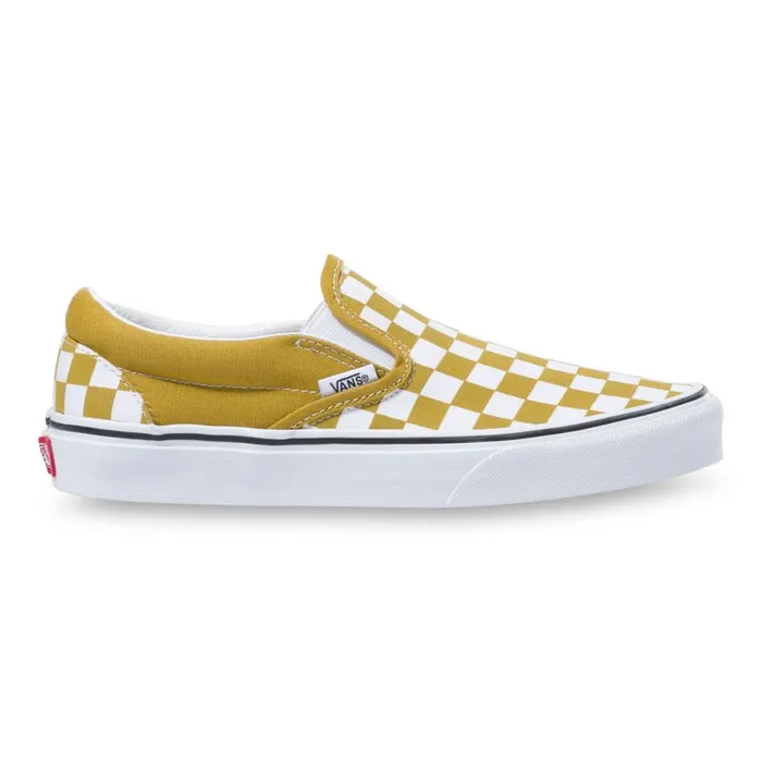 Classics Shoes MenWomen Vans Checkerboard Classic SlipOn Olive Oiltrue White Classics Shoes MenWomen Vans Checkerboard Classic SlipOn Olive Oiltrue White