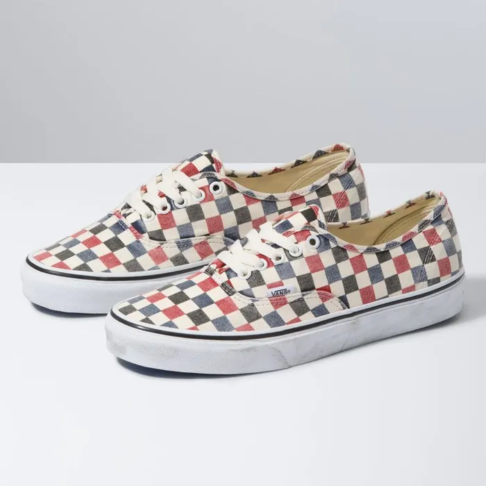 Classics Shoes MenWomen Vans Washed Authentic Dress Blueschili Pepper