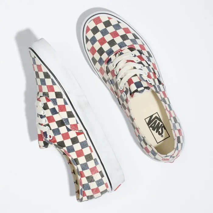 Classics Shoes MenWomen Vans Washed Authentic Dress Blueschili Pepper Classics Shoes MenWomen Vans Washed Authentic Dress Blueschili Pepper