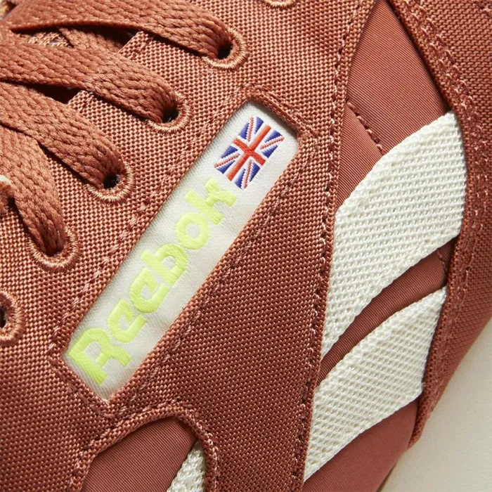 Classics Shoes MensWomens Reebok Classic Leather Shoes Orange Classic White Yellow Flare