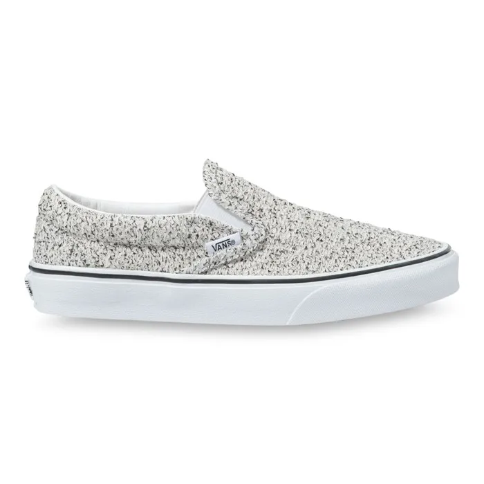 Classics Shoes Women Vans Boucle Classic SlipOn Speckletrue White Classics Shoes Women Vans Boucle Classic SlipOn Speckletrue White