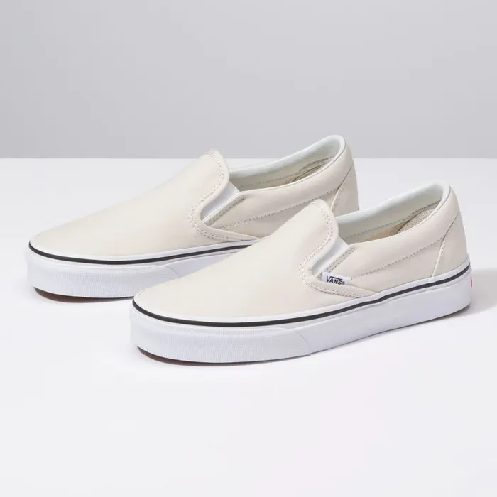 Classics Shoes Women Vans SlipOn Birchtrue White
