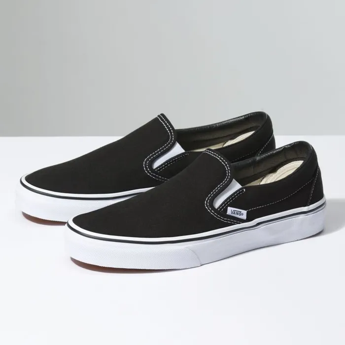 Classics Shoes Women Vans SlipOn Black