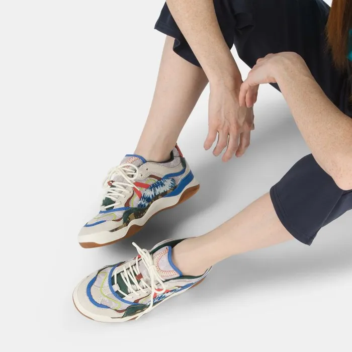 Classics Shoes Women Vans TieDye Clash TieDye Clash Varix Wc Antique Whitebistro Green