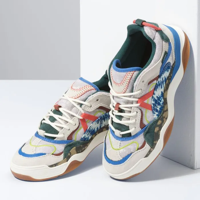 Classics Shoes Women Vans TieDye Clash TieDye Clash Varix Wc Antique Whitebistro Green