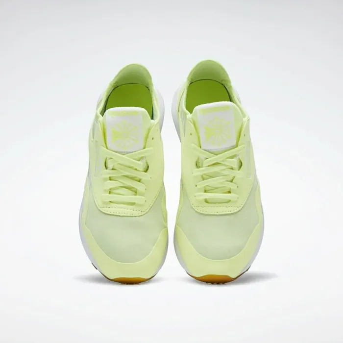 Classics Shoes Womens Reebok Classic Nylon SP Energy Glow Yellow Flare Ftwr White