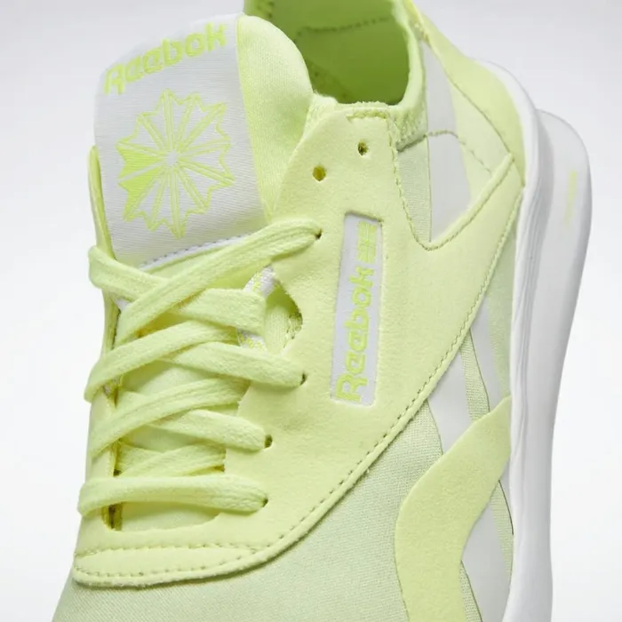 Classics Shoes Womens Reebok Classic Nylon SP Energy Glow Yellow Flare Ftwr White