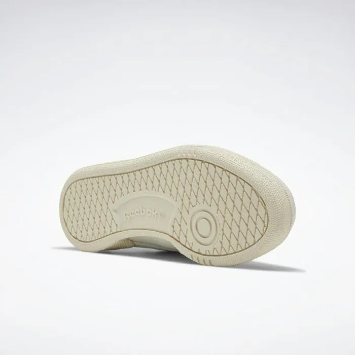 Classics Shoes Womens Reebok Club C 85 Model Vintage Shoes Chalk Glen Green Paper White Excellent Red