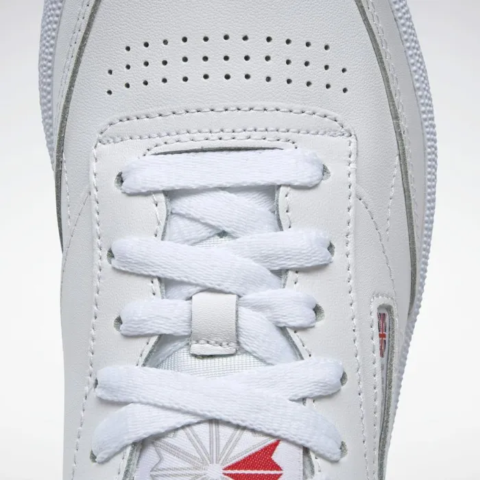 Classics Shoes Womens Reebok Club C 85 Shoes White Light Grey Gum