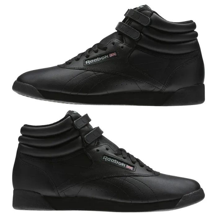 Classics Shoes Womens Reebok Freestyle Hi Black