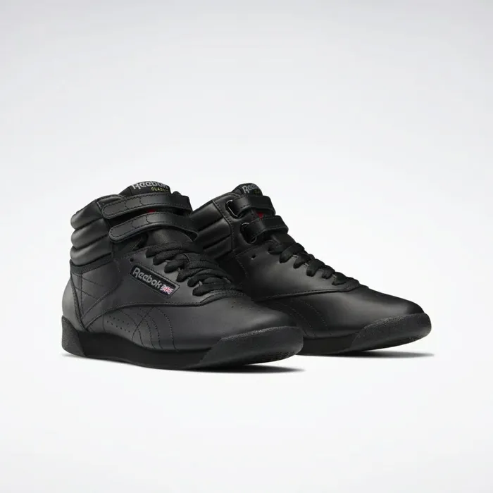 Classics Shoes Womens Reebok Freestyle Hi Black