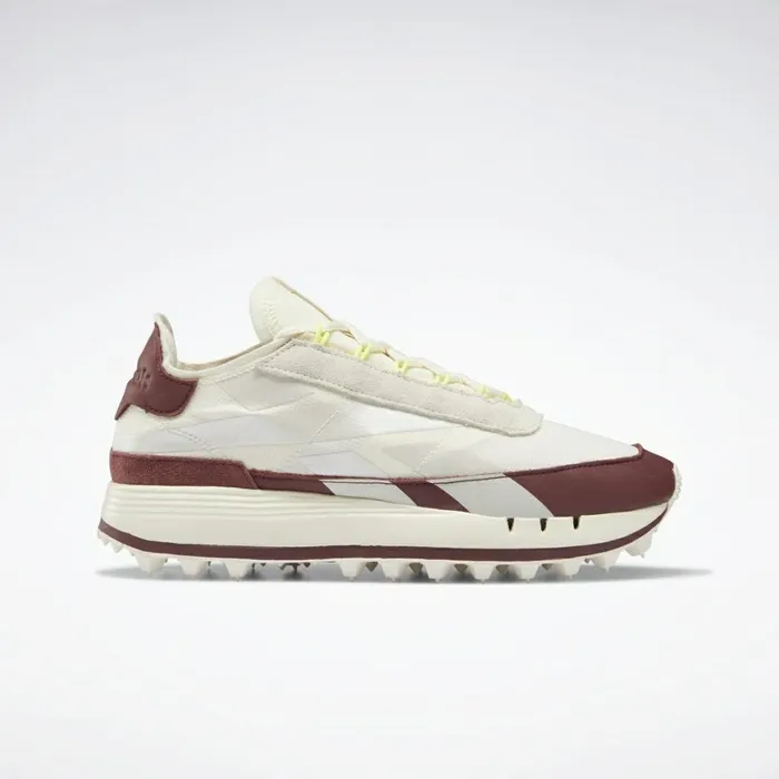 Classics Shoes Womens Reebok Legacy 83 Shoes White Rich Red Morning Fog