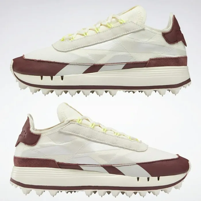 Classics Shoes Womens Reebok Legacy 83 Shoes White Rich Red Morning Fog