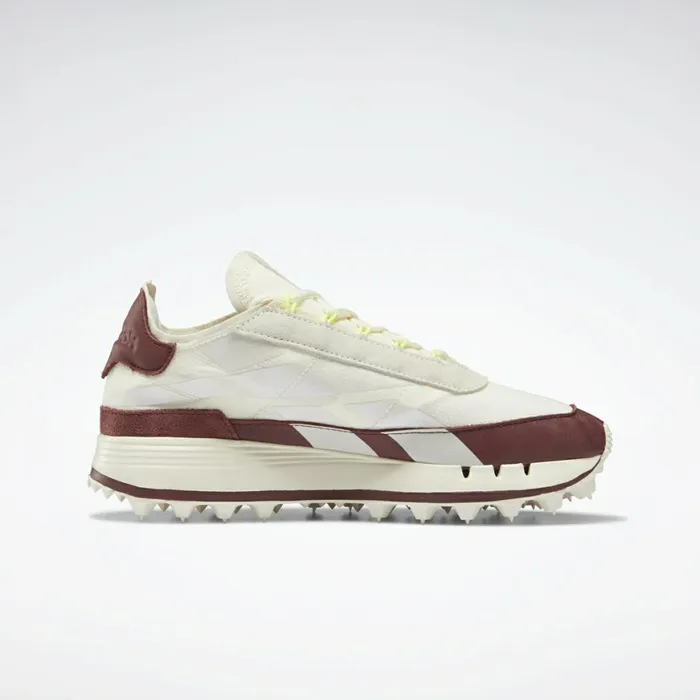 Classics Shoes Womens Reebok Legacy 83 Shoes White Rich Red Morning Fog