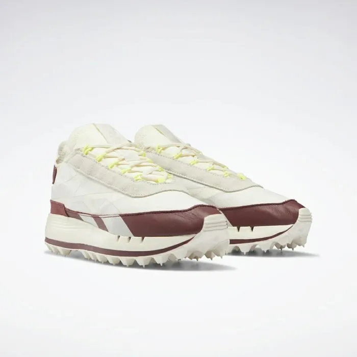 Classics Shoes Womens Reebok Legacy 83 Shoes White Rich Red Morning Fog