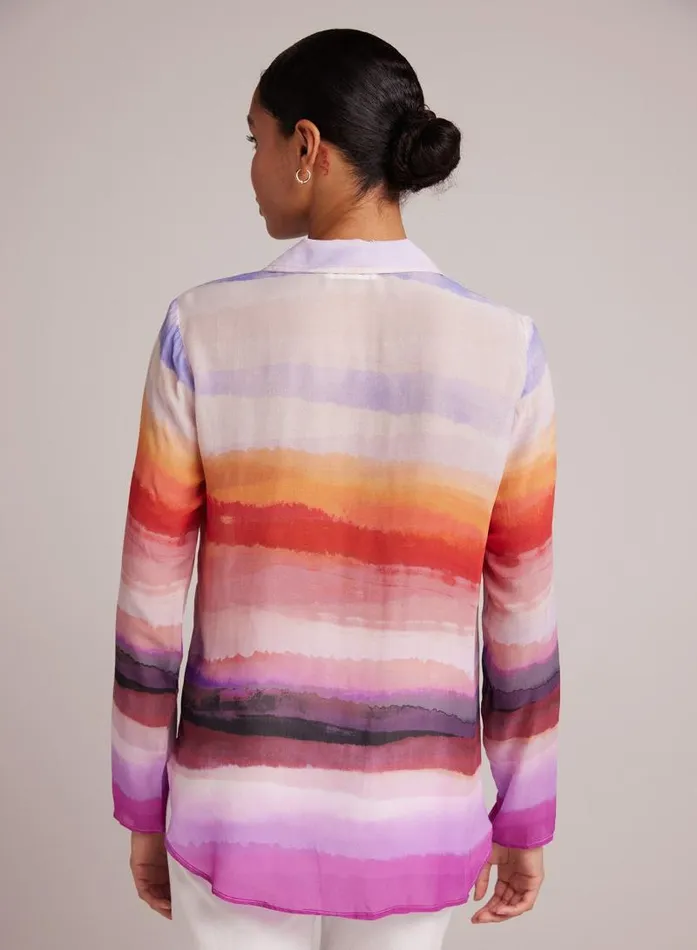 Clean Shirt 8211 Canyon Stripe Print Women Bella Dahl Button Down