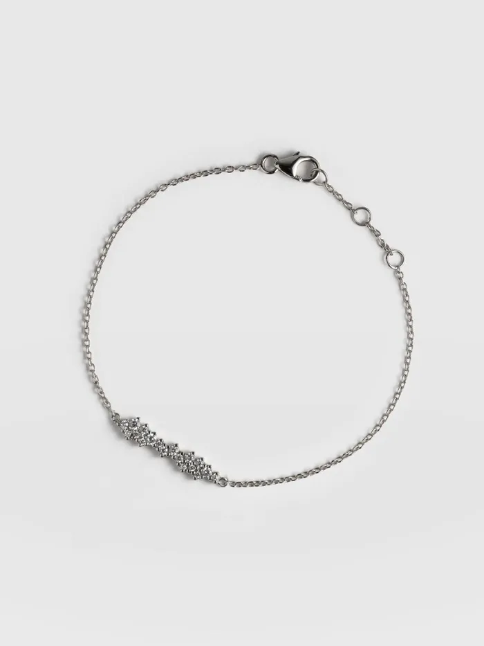Constellation Cluster Bar Bracelet 8211 Silver Silver Women Saint And Sofia Bracelets Constellation Cluster Bar Bracelet 8211 Silver Silver Women Saint And Sofia Bracelets